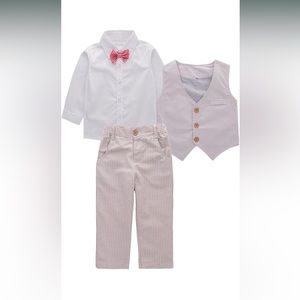 New StylesILove Baby Kid Boy Formal Wear Shirt, Vest and Pants 3-pc Outfit
